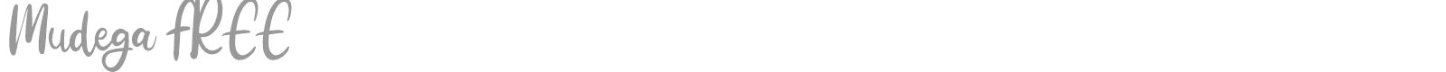 Mudega font preview